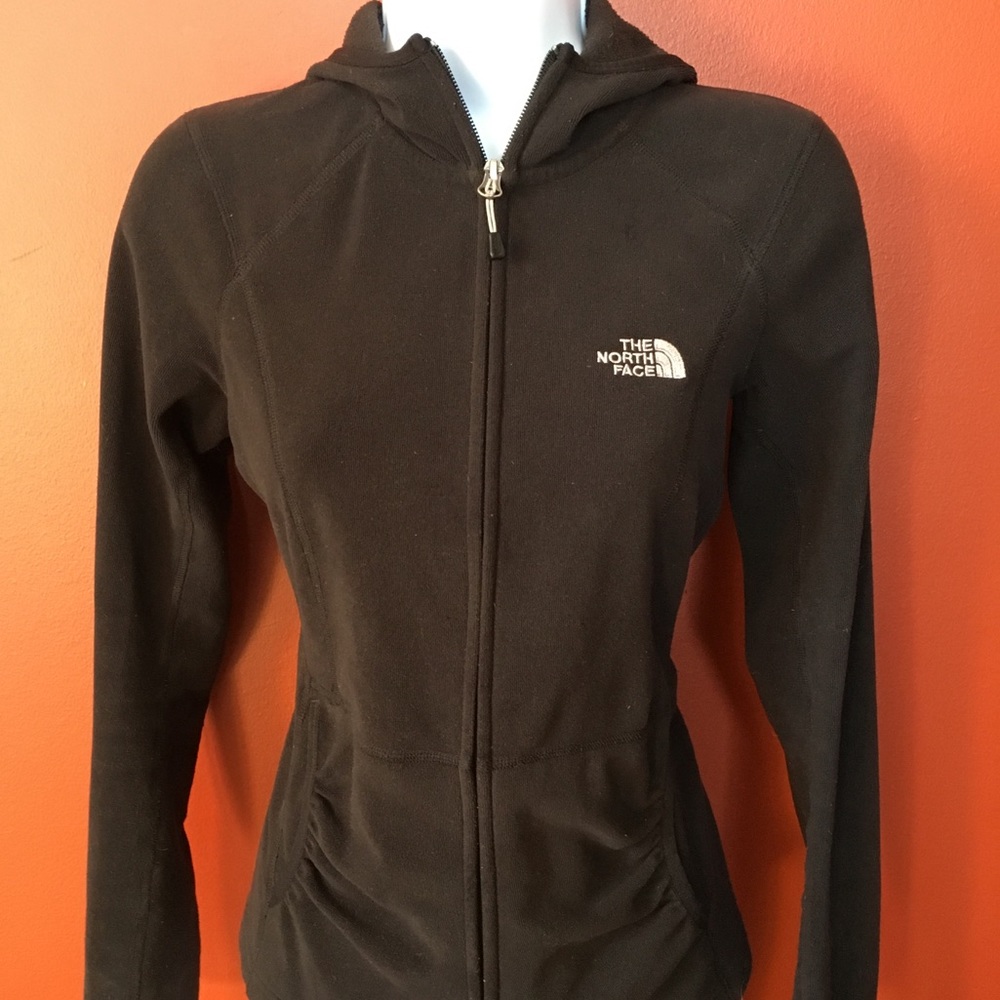 Black North Face Polartec classic hoodie fleece